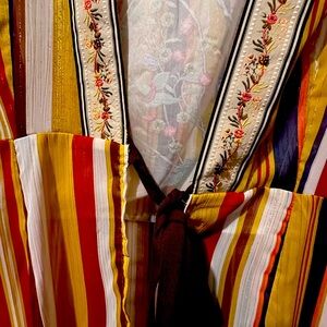 Storm Kimono Rainbow Stripe size Medium NWT (Aratta Golden)